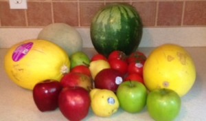 Fruits and vegetables